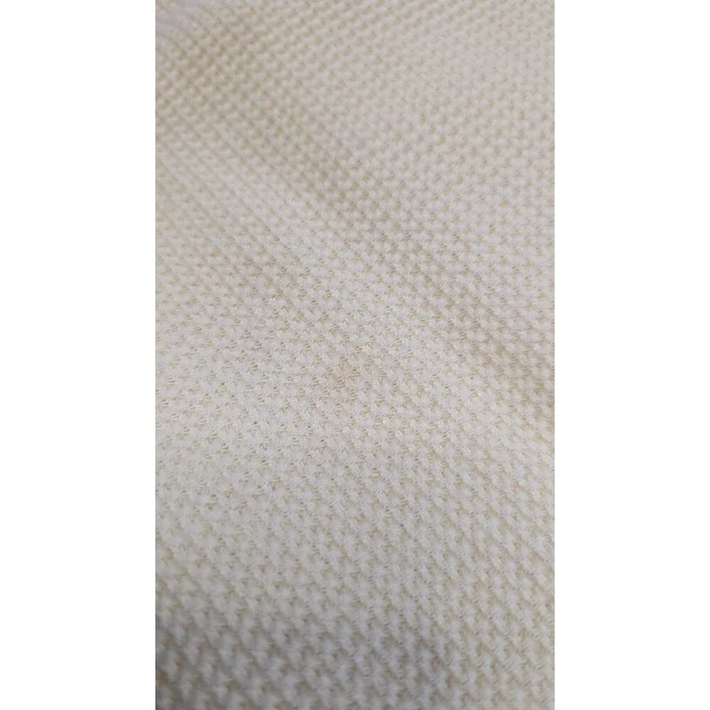 Vintage Carters Yellow Cotton Thermal Waffle Weave Baby Swaddle Blanket USA26X34